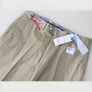 NWT Hiltl Summer Chic Dayne Sz 32/38 Pants Trousers Green Ultimate Trouser
